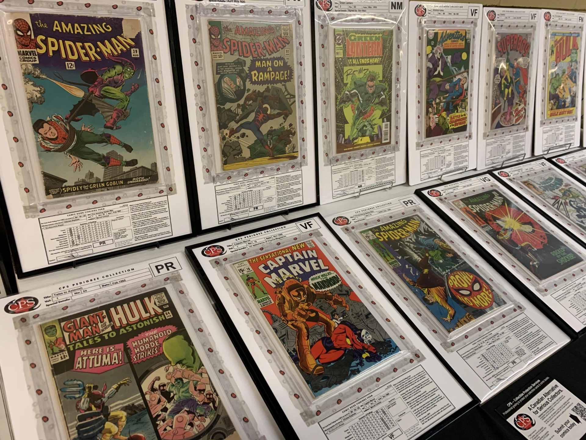 CPS - Canadian based Comic book grading - pedigree collection